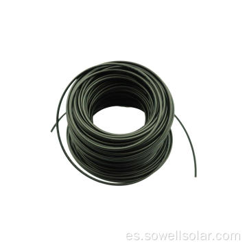 EN60518 10AWG a 18AWG Cable solar de cobre con estateado